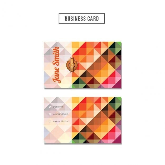 Free - Color Stripes Business Card