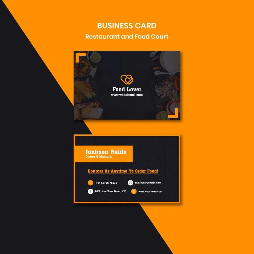 Free Corporate Business Card Template