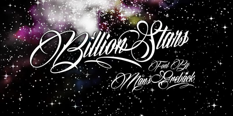 billion-star-font