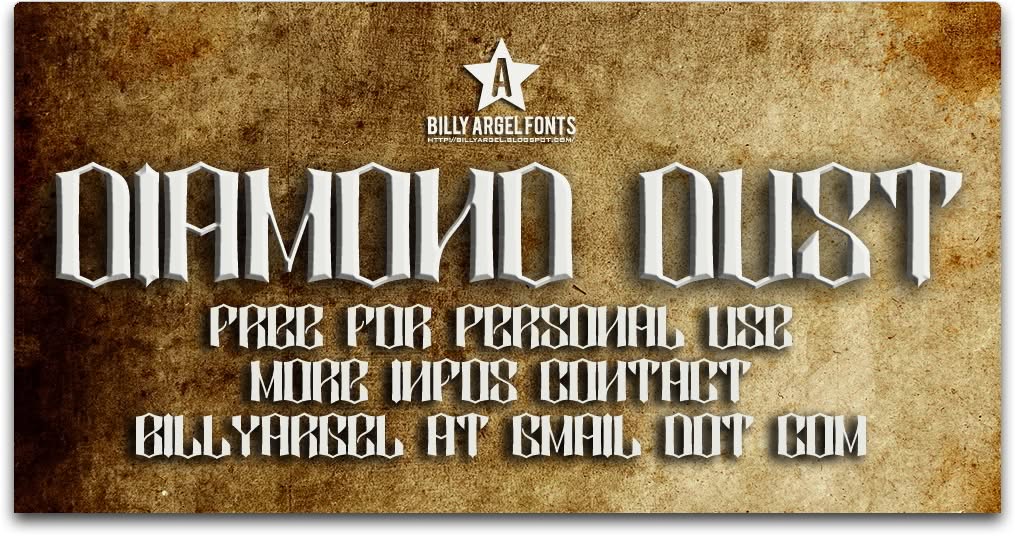 diamond-dust-font
