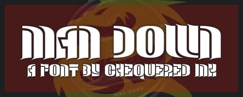 man-down-font