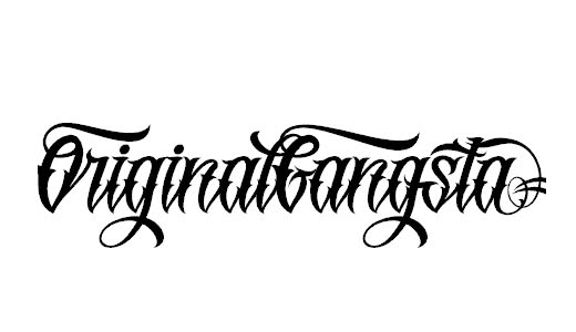 original-gangsta-font