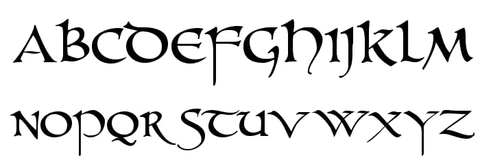 unzialish-font
