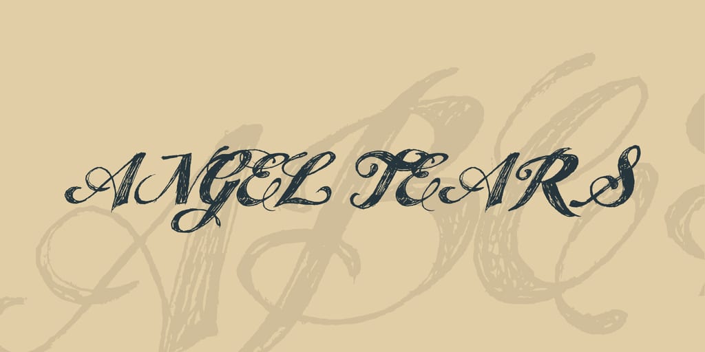 angel-tears-font
