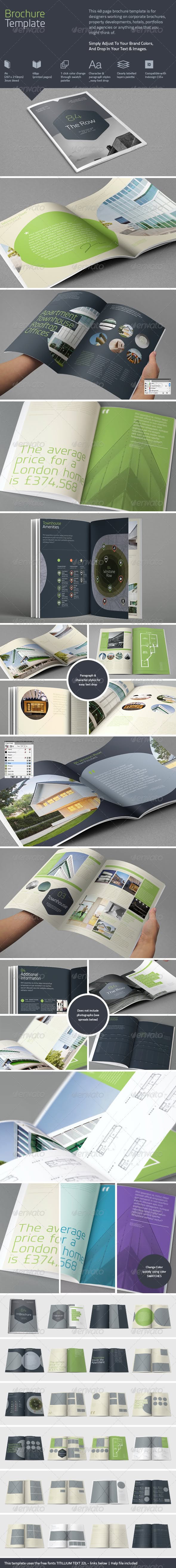48 page brochure templates
