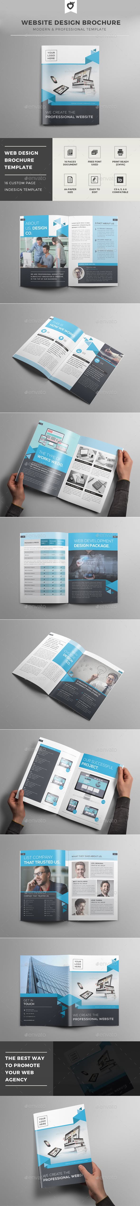 website-design-brochure-template