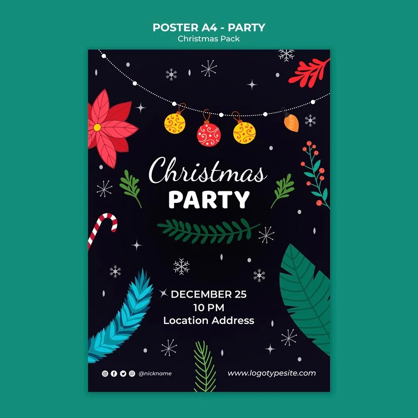 Free Xmas Party Flyer